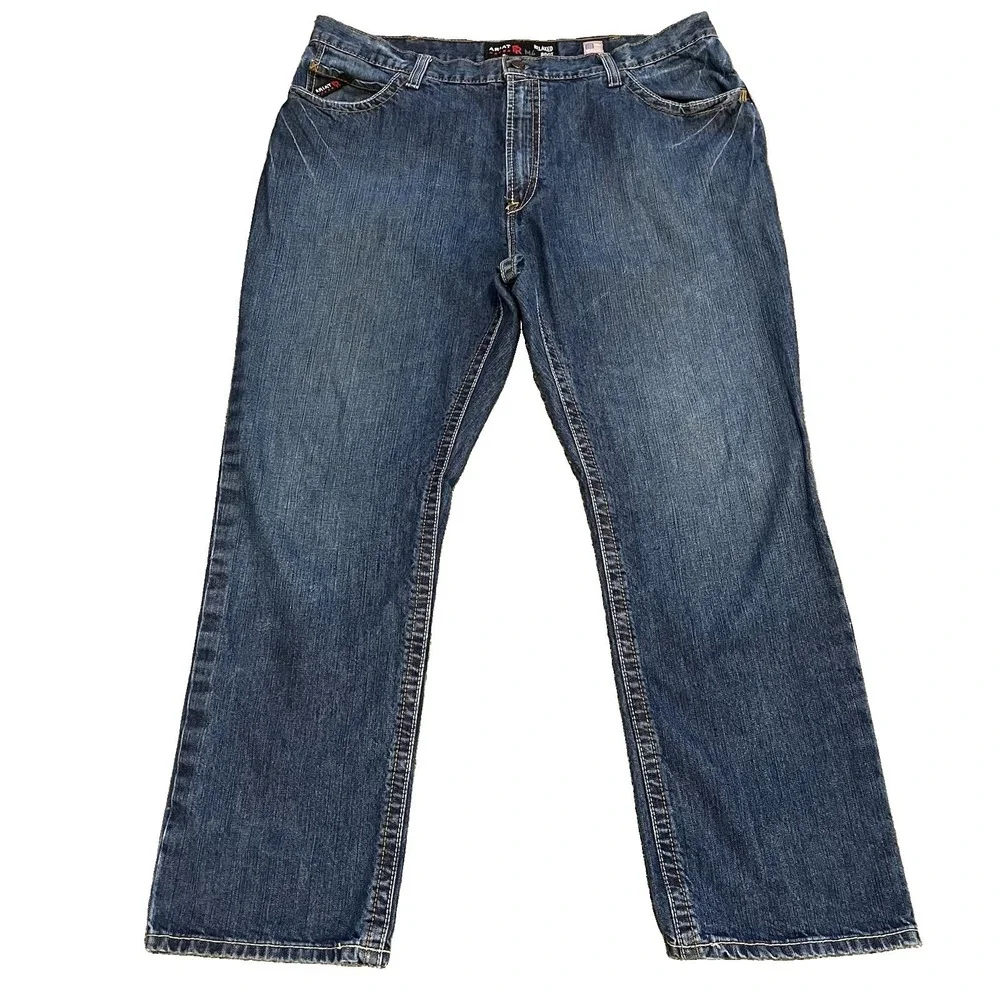 Ariat FR M4 Jeans Mens 42X32 Relaxed Boot Cut CAT2 Flame Fire Resistant Workwear